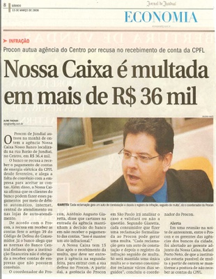 Jornal de Jundiaí - 15/03/2008