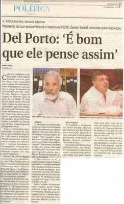 Jornal de Jundiaí - 15/03/2008