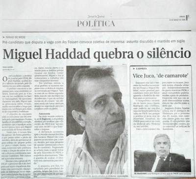 Jornal de Jundiaí - 15/03/2008