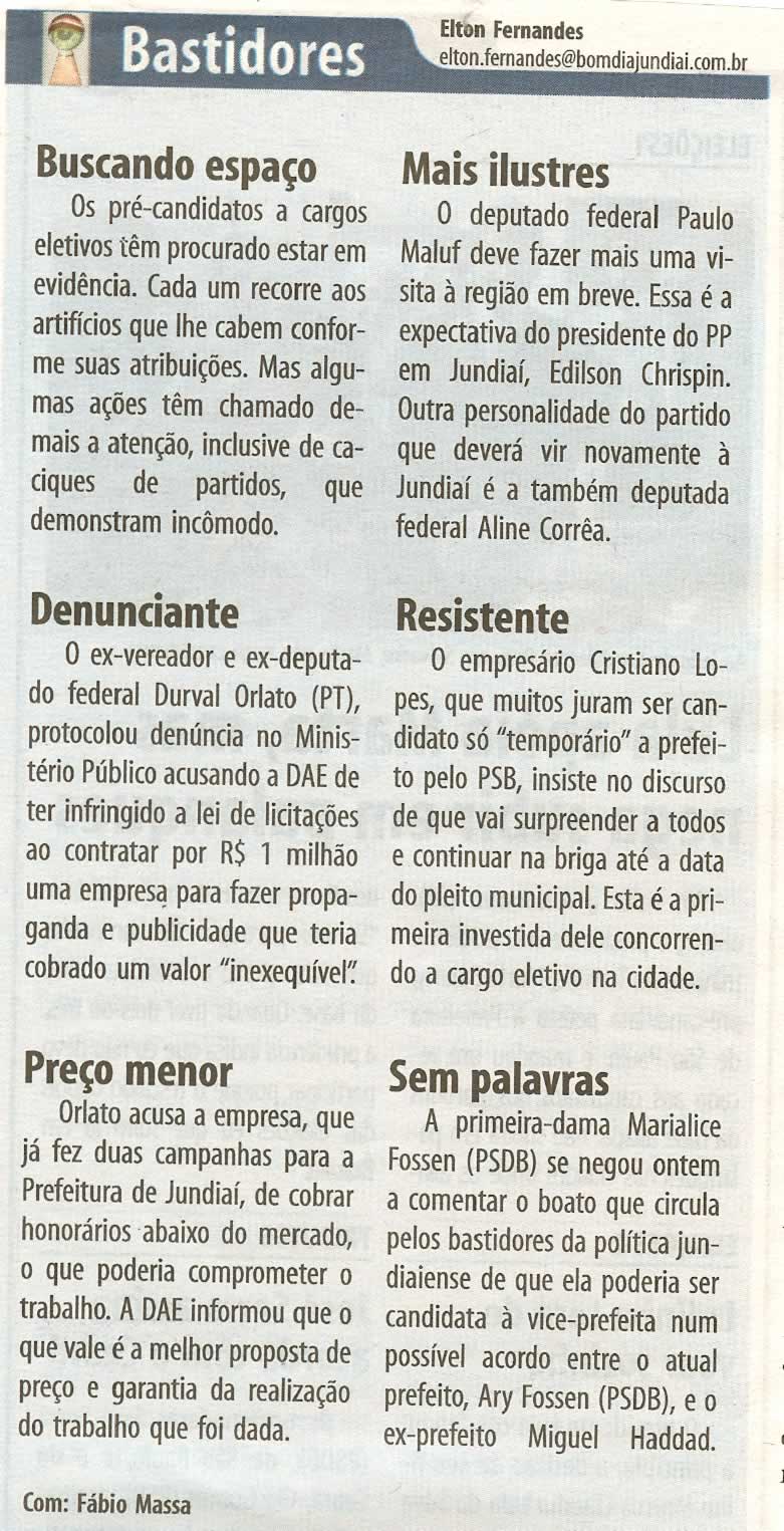 Bom Dia Jundiaí - 15/03/2008