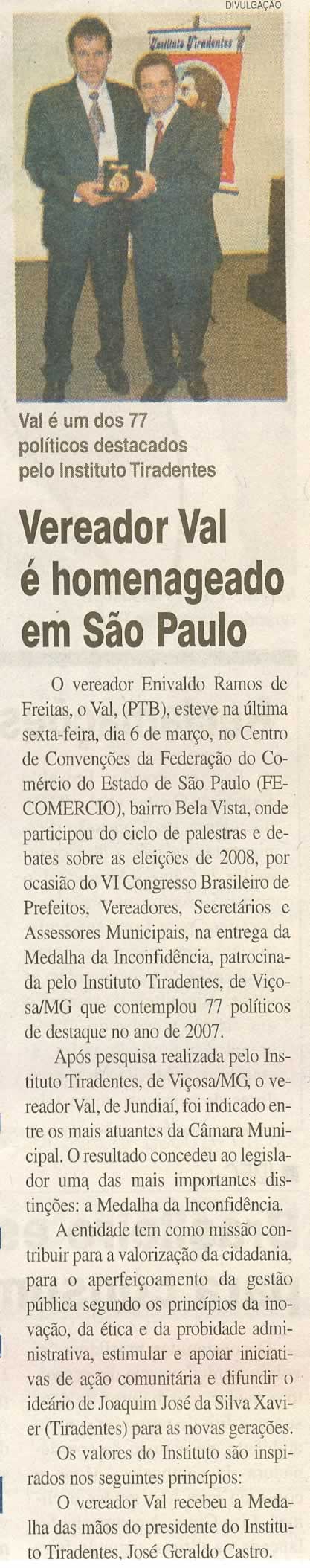 Jornal da Cidade - 15/03/2008