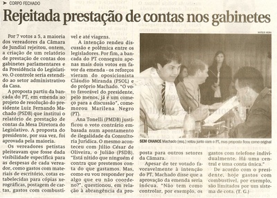 Jornal de Jundiaí - 19/03/2008