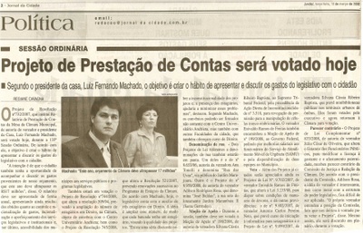 Jornal da Cidade - 18/03/2008