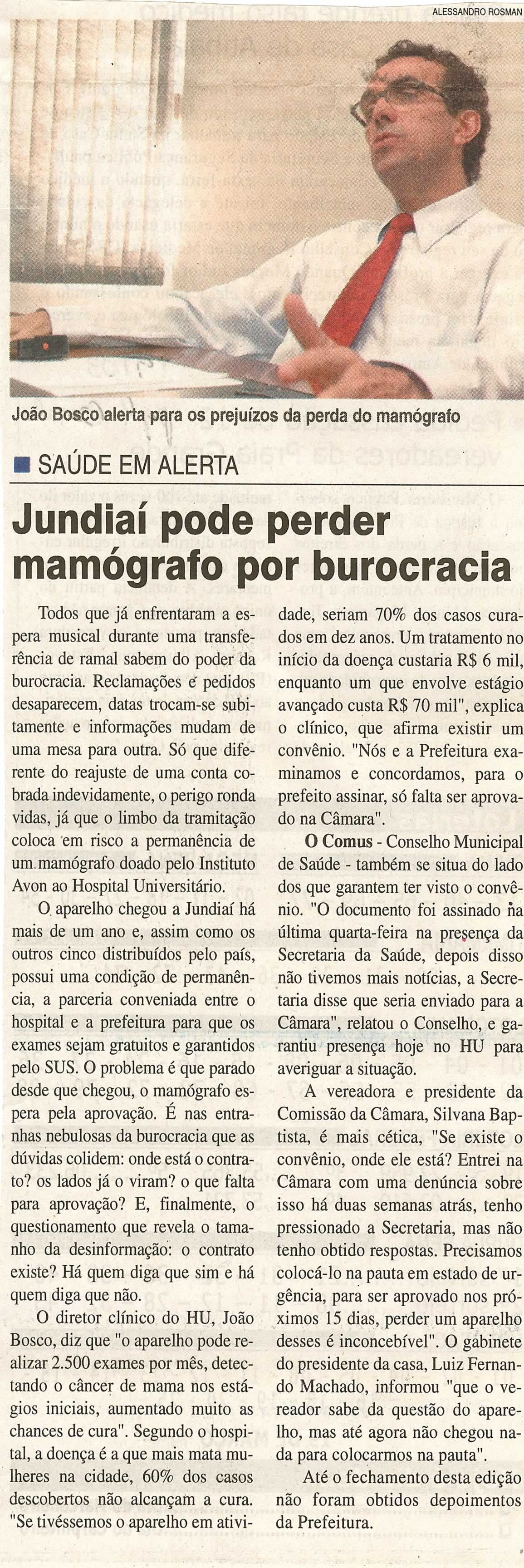Jornal da Cidade - 19/03/2008