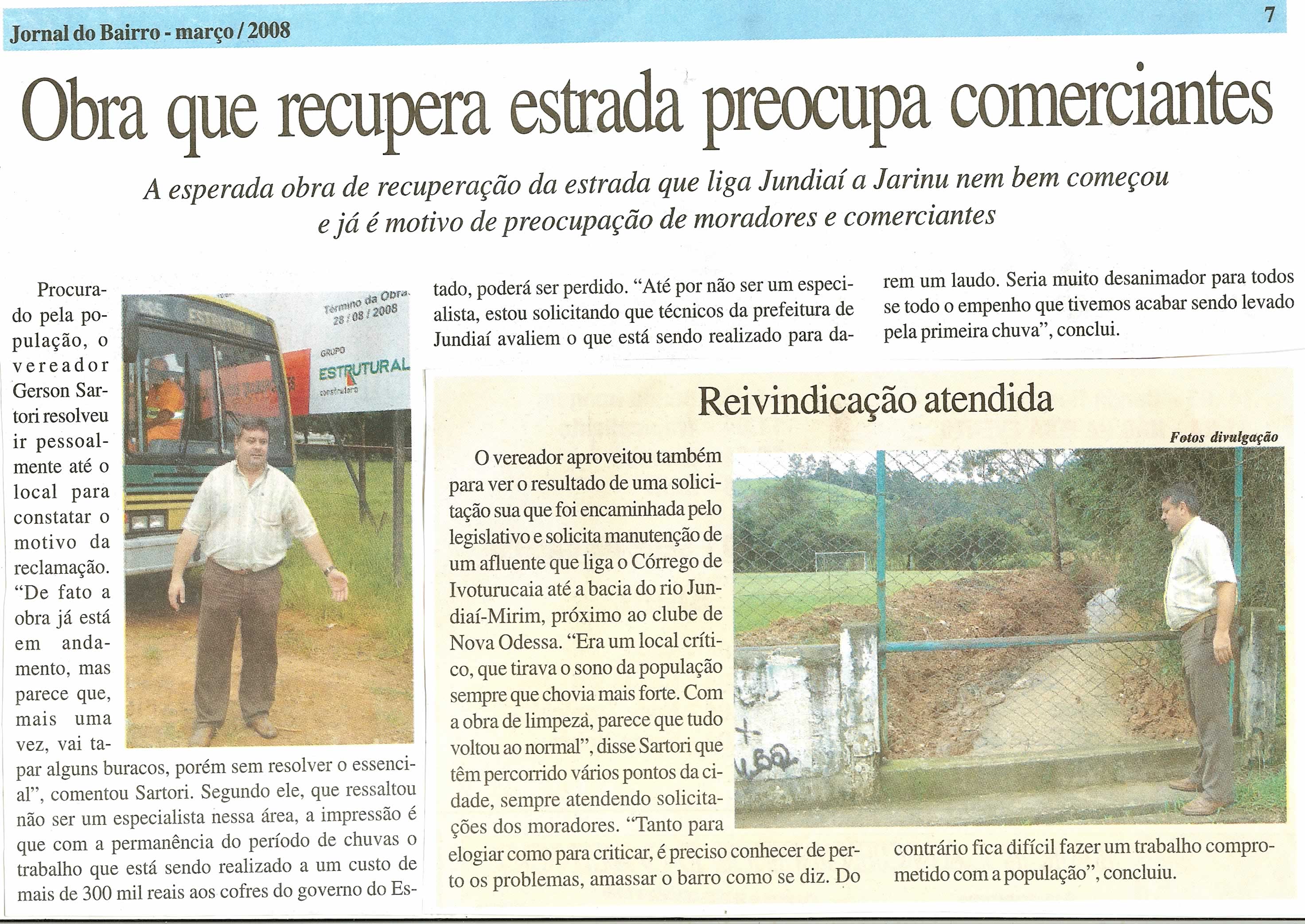 Jornal do Bairro - 19/03/2008
