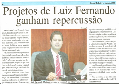 Jornal do Bairro - 19/03/2008