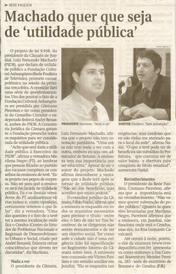 Jornal de Jundiaí - 20/03/2008