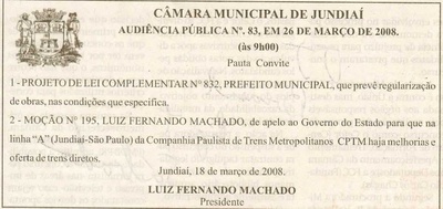 Jornal de Jundiaí - 22/03/2008