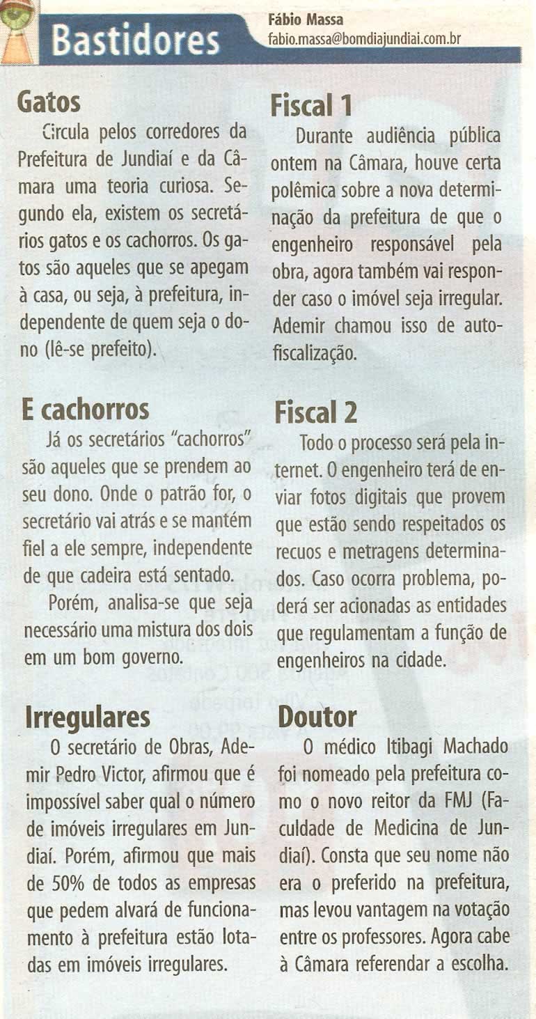 Bom Dia Jundiaí - 27/03/2008