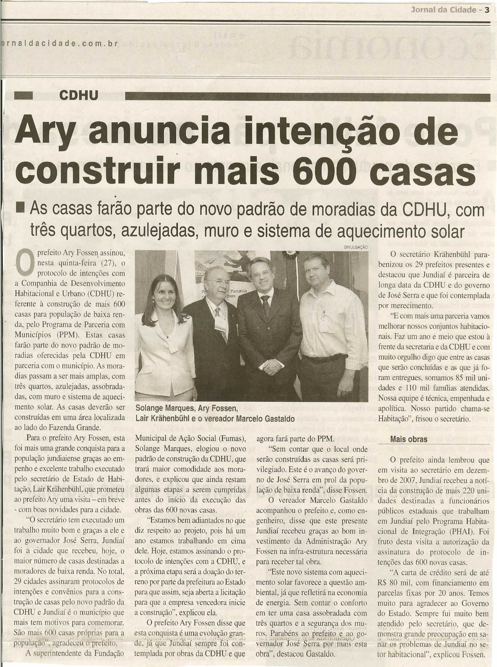 Jornal da Cidade - 28/03/2008