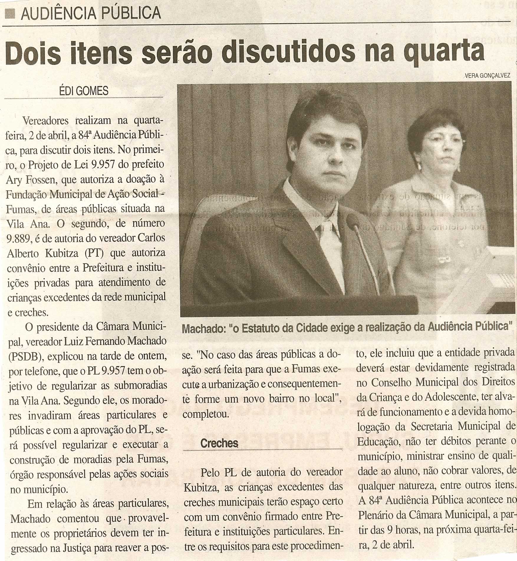 Jornal da Cidade - 30/03/2008