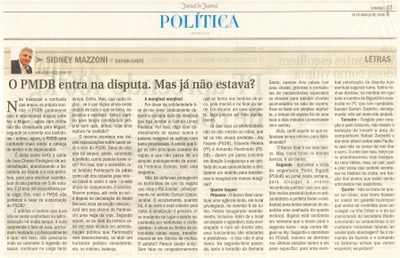 Jornal de Jundiaí - 30/03/2008