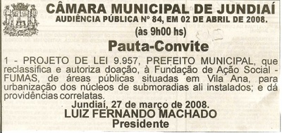 Jornal da Cidade - 29/03/2008