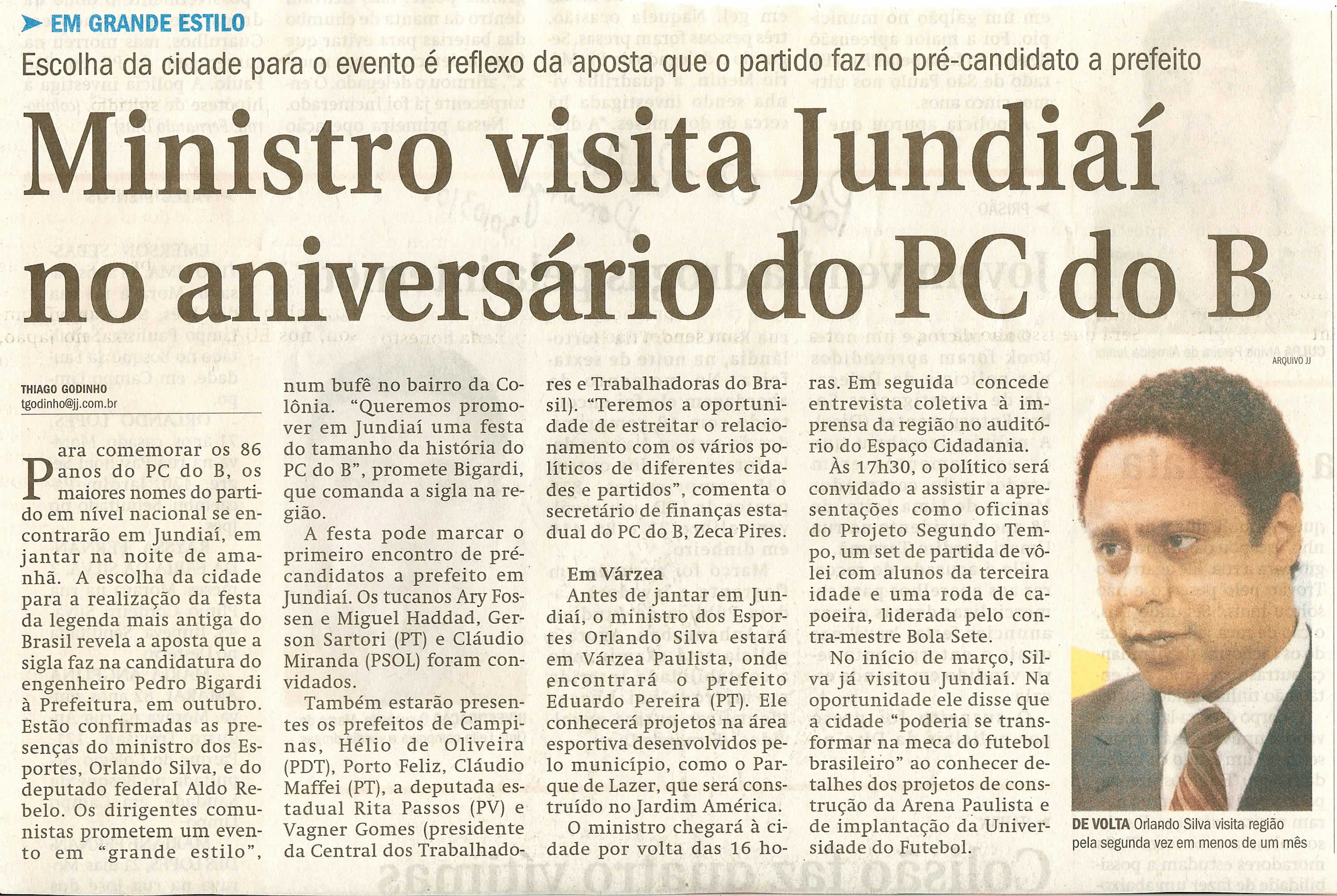 Jornal de Jundiaí - 30/03/2008