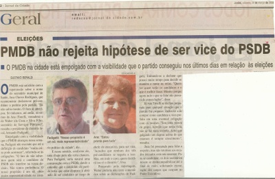 Jornal da Cidade - 29/03/2008