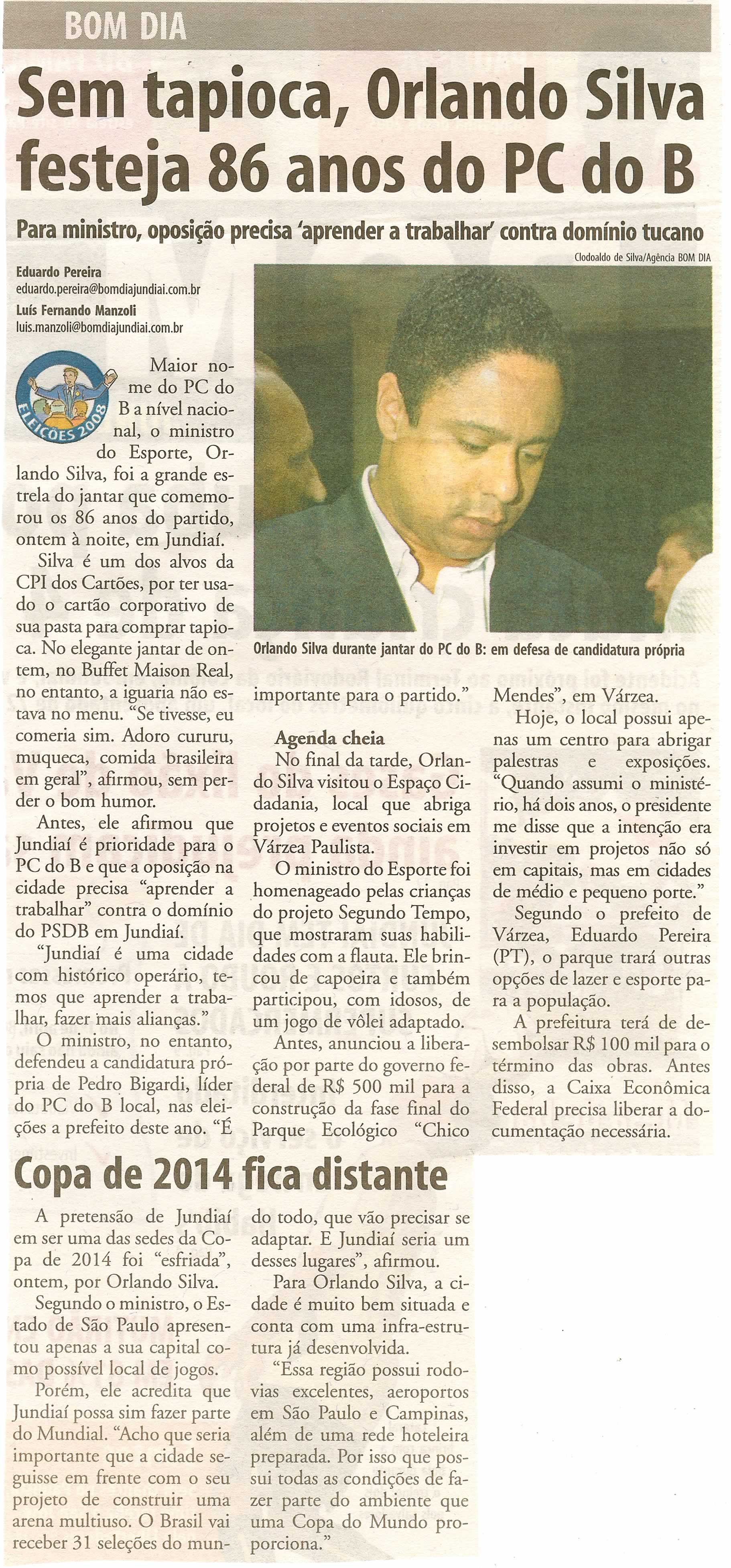Bom Dia Jundiaí - 01/04/2008