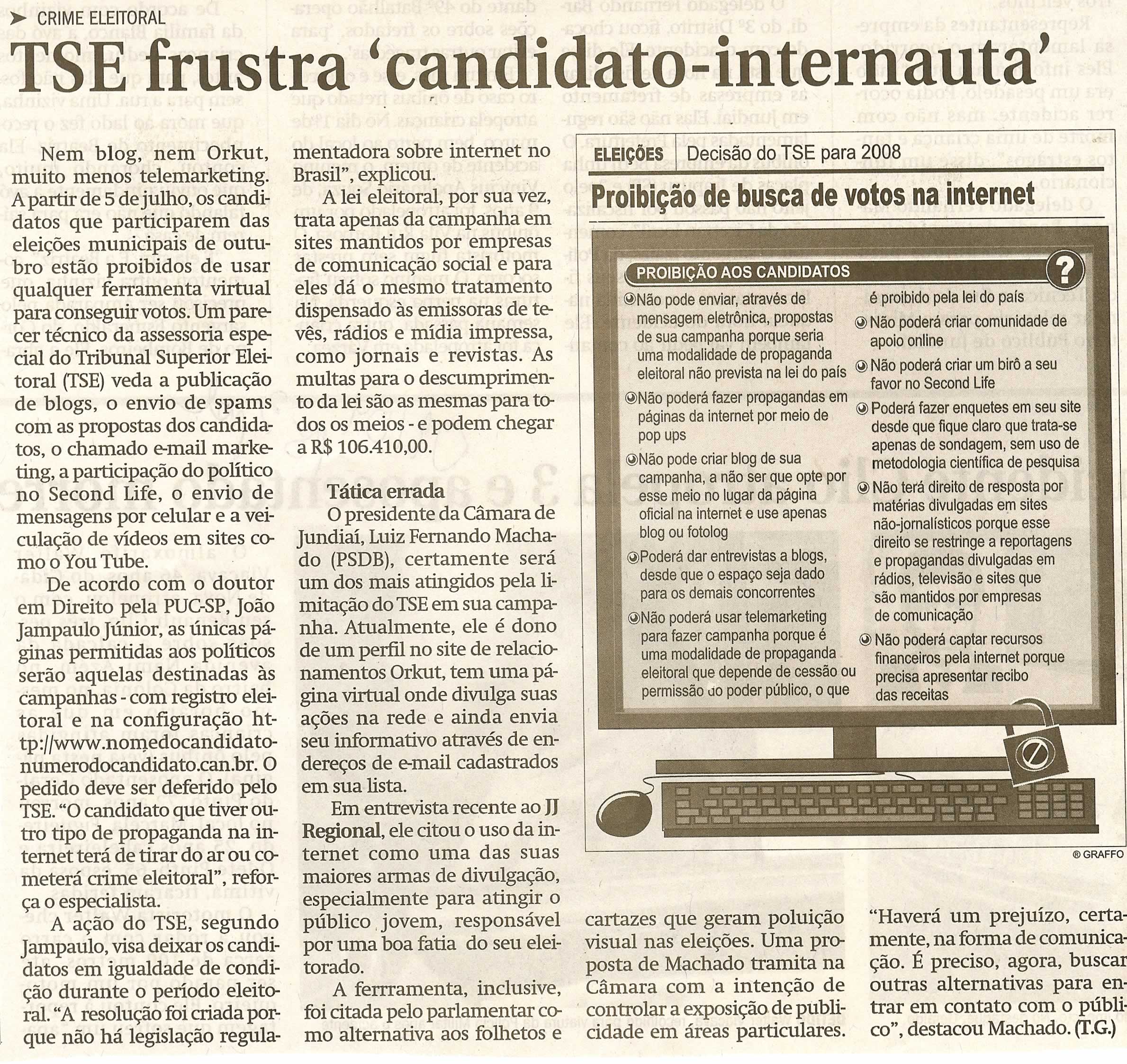 Jornal de Jundiaí - 01/04/2008