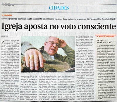 Jornal de Jundiaí - 01/04/2008