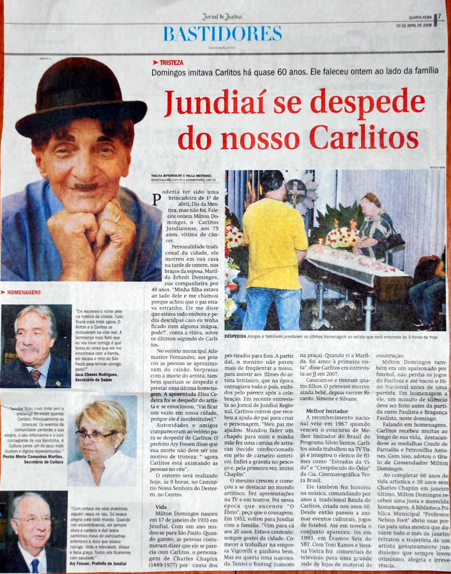 Jornal de Jundiaí - 02/04/2008