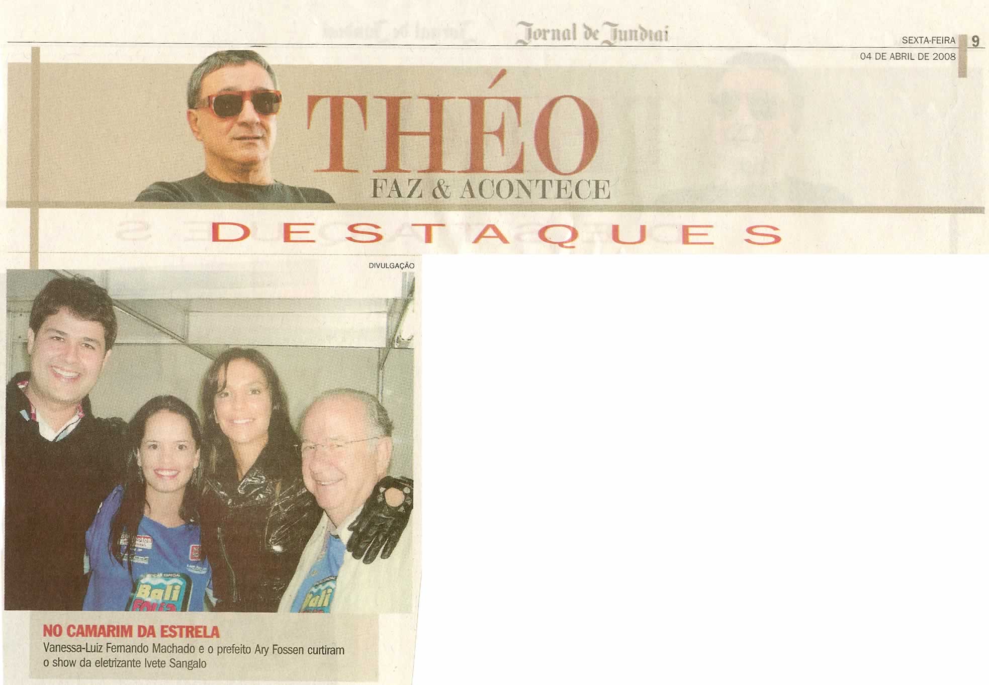 Jornal de Jundiaí - 04/04/2008
