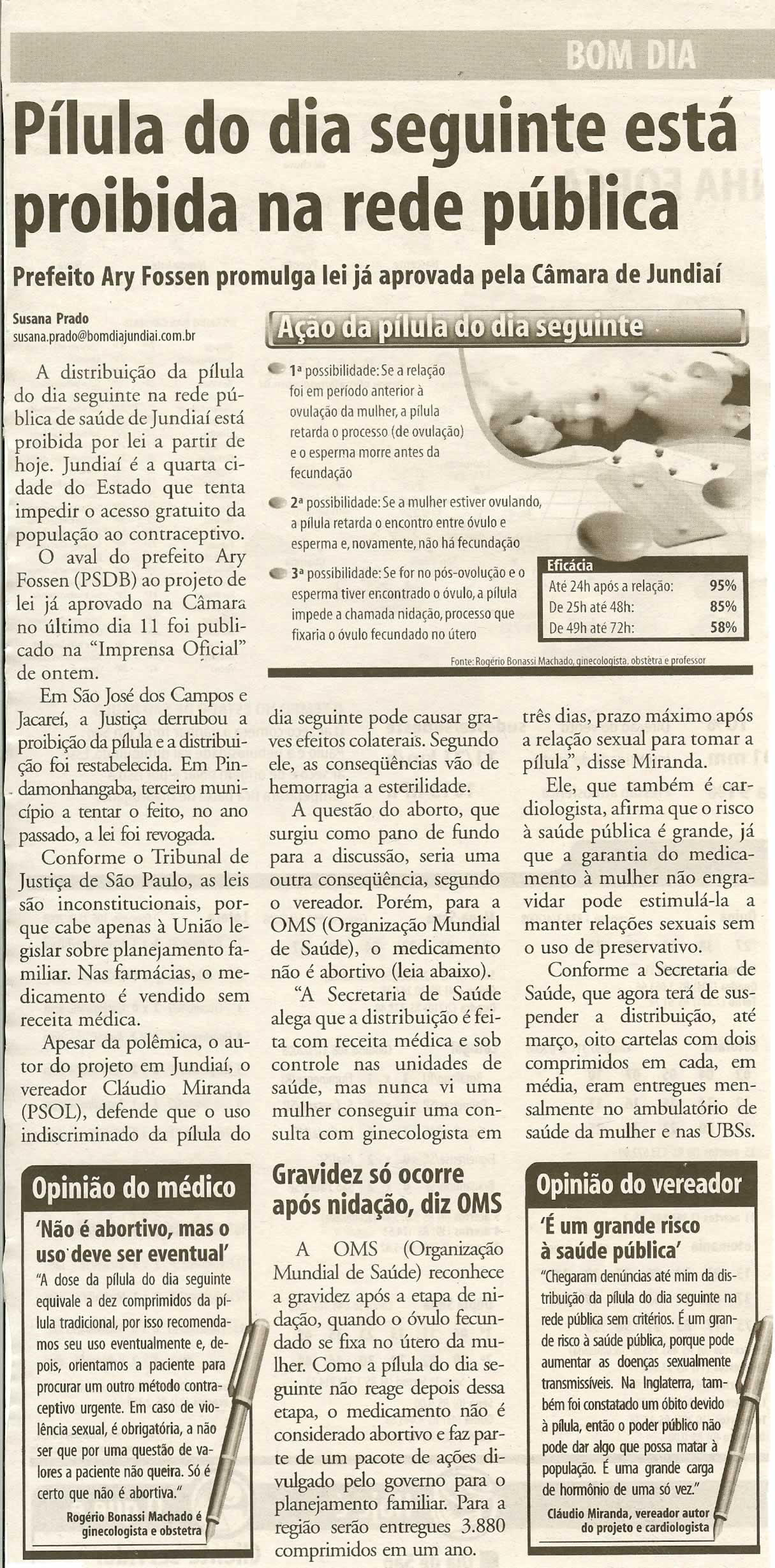 Bom Dia Jundiaí - 05/04/2008