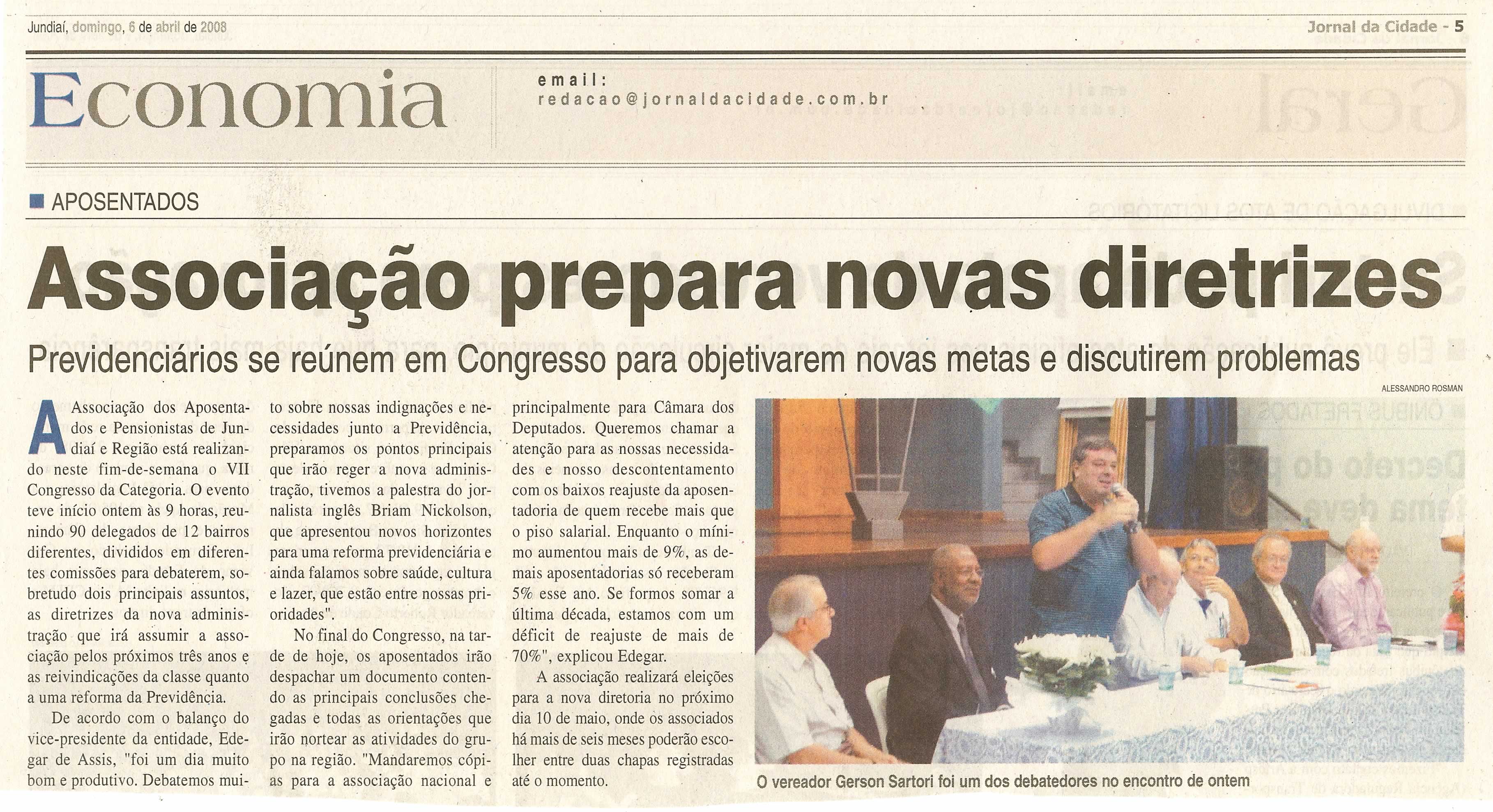 Jornal da Cidade - 06/04/2008