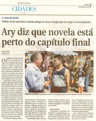 Jornal de Jundiaí - 07/04/2008