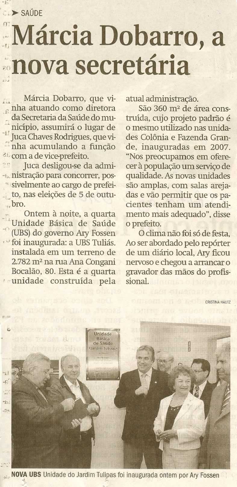 Jornal de Jundiaí - 05/04/2008