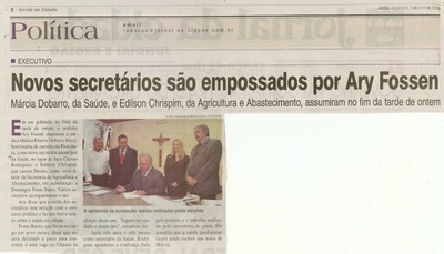 Jornal da Cidade - 08/04/2008