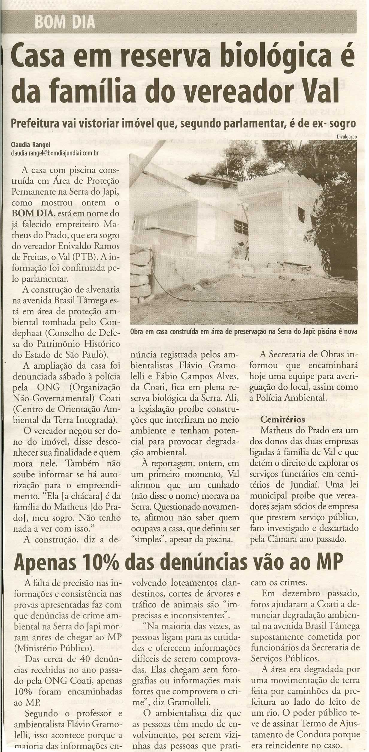 Bom Dia Jundiaí - 08/04/2008
