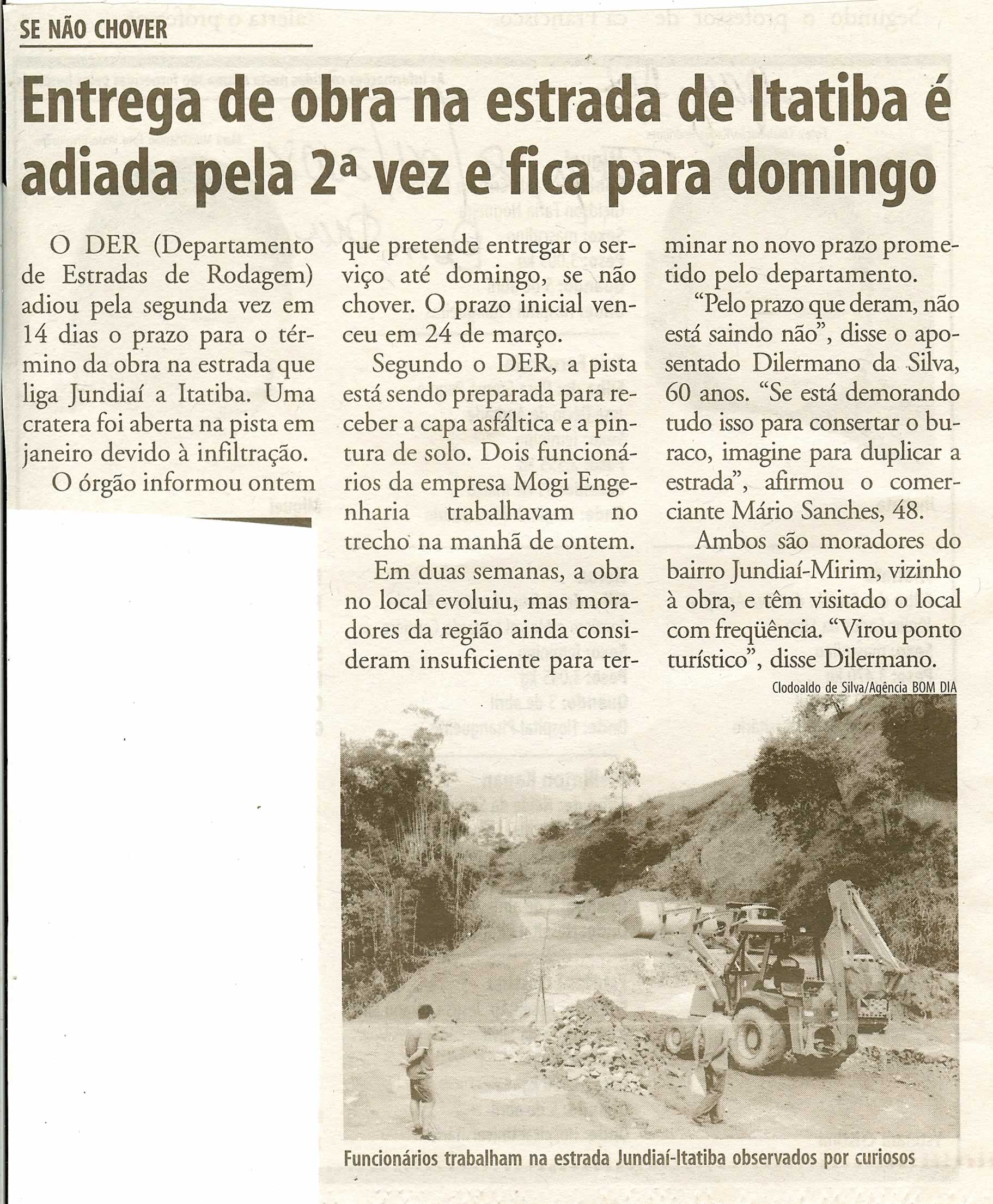 Bom Dia Jundiaí - 08/04/2008