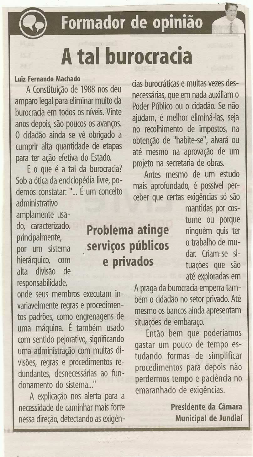 Bom Dia Jundiaí - 09/04/2008