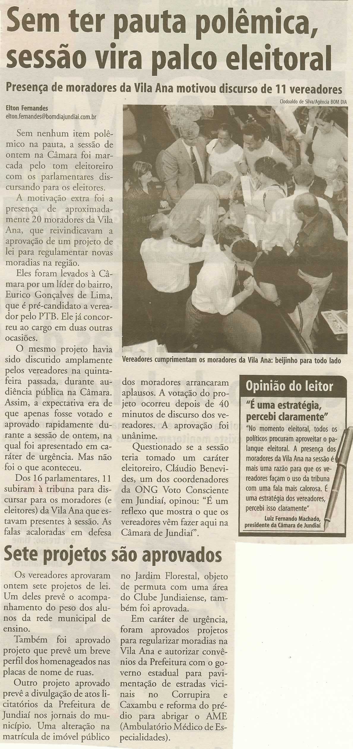 Bom Dia Jundiaí - 09/04/2008