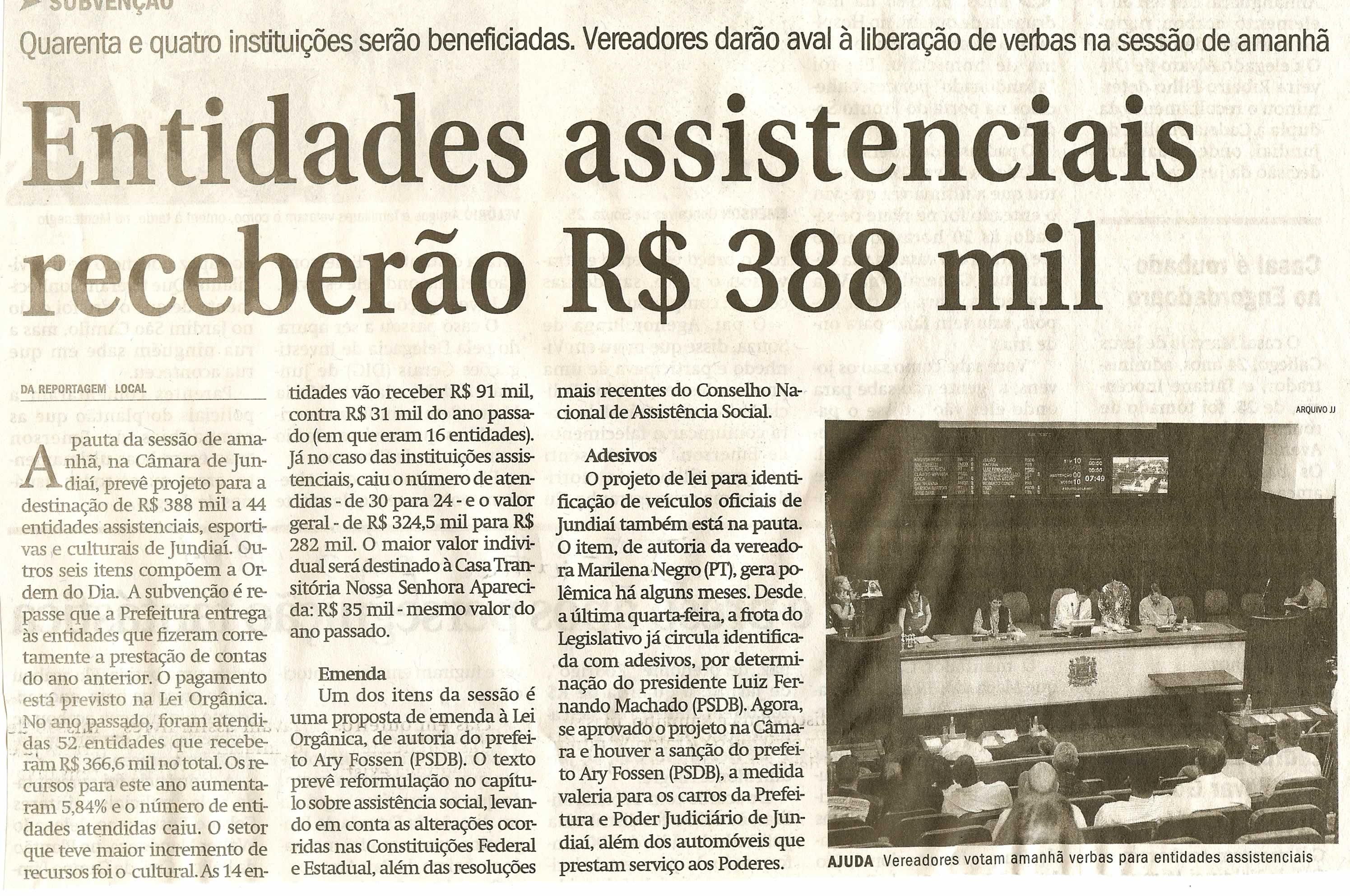 Jornal de Jundiaí - 14/04/2008