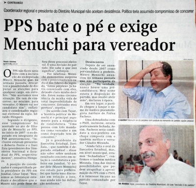 Jornal de Jundiaí - 12/04/2008