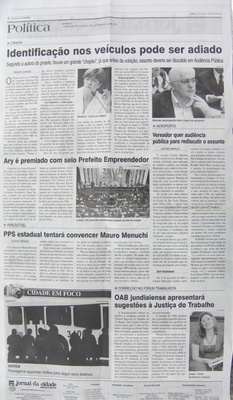 Jornal da Cidade - 15/04/2008