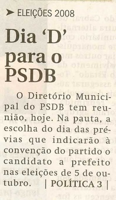 Jornal de Jundiaí - 17/04/2008