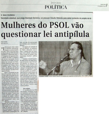Jornal de Jundiaí - 17/04/2008
