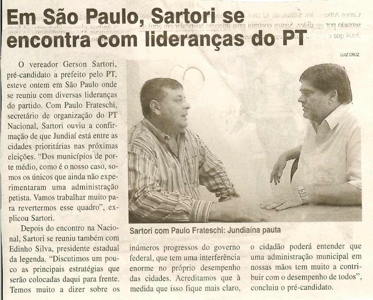 Jornal da Cidade - 18/04/2008