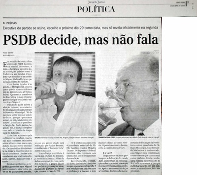 Jornal de Jundiaí - 18/04/2008