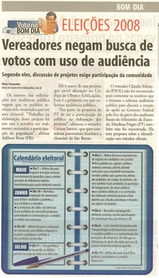 Bom Dia Jundiaí - 22/04/2008