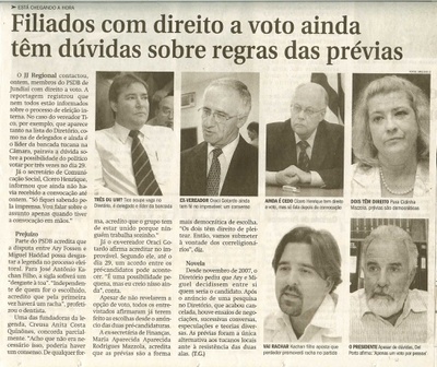 Jornal de Jundiaí - 19/04/2008