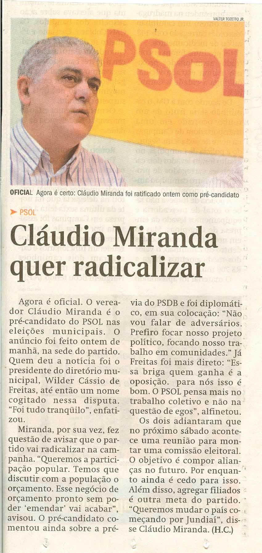 Jornal de Jundiaí - 20/04/2008