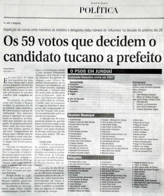 Jornal de Jundiaí - 19/04/2008