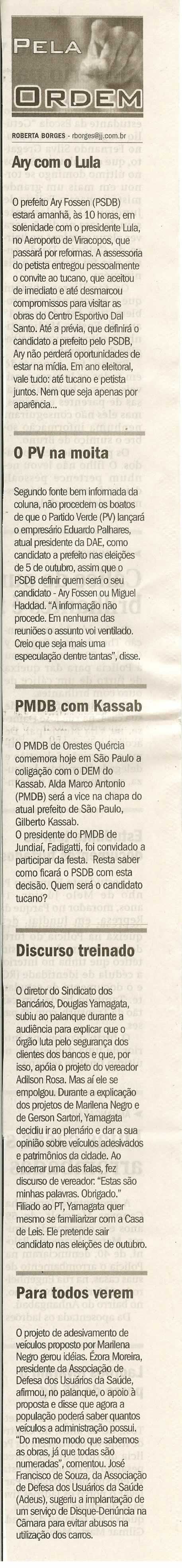 Jornal de Jundiaí - 24/04/2008