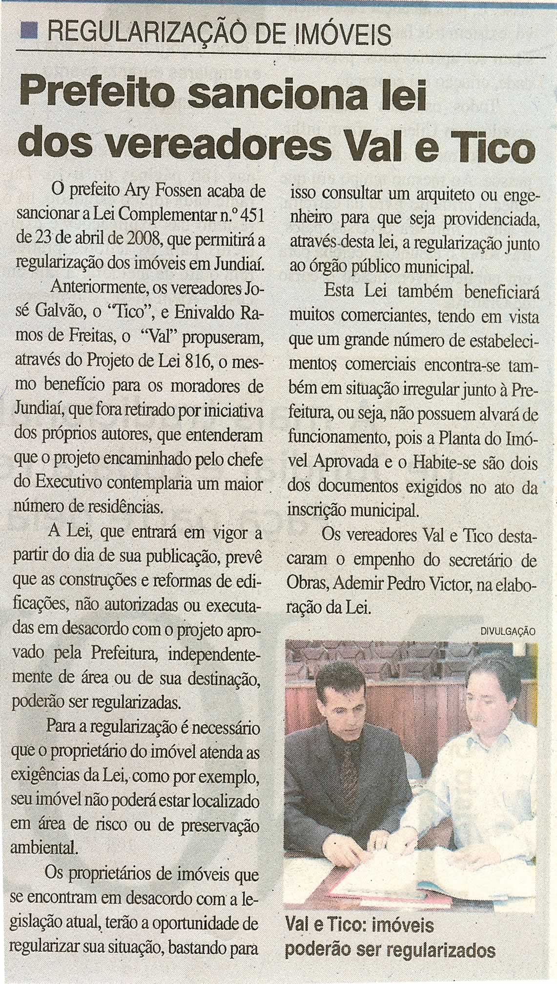 Jornal da Cidade - 27/04/2008