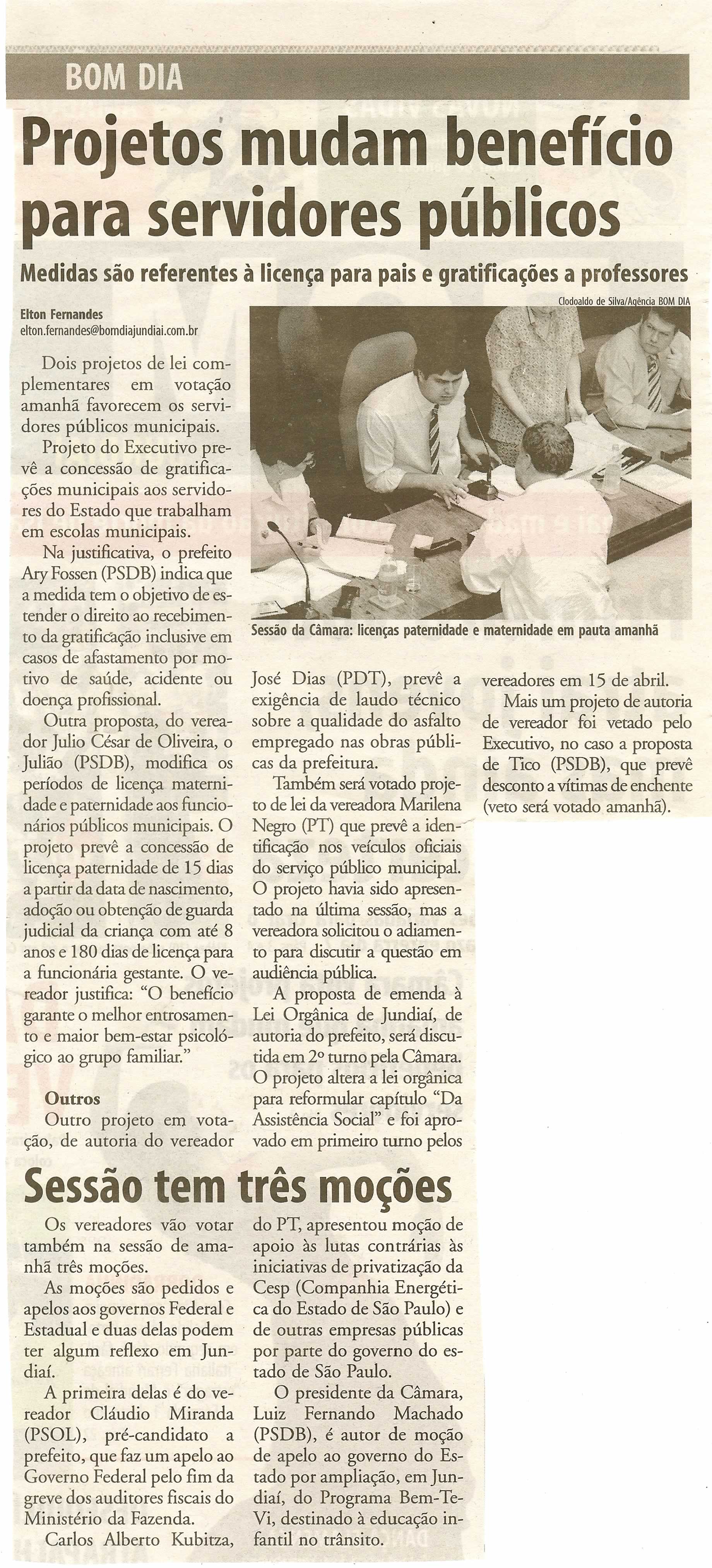 Bom Dia Jundiaí - 28/04/2008