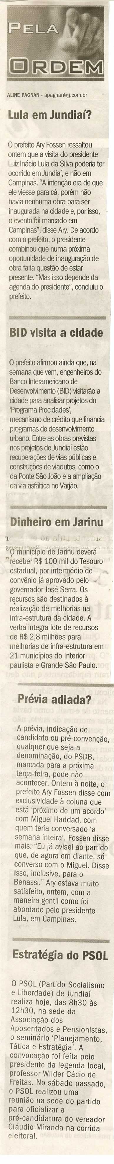Jornal de Jundiaí - 26/04/2008