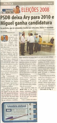Bom Dia Jundiaí - 30/04/2008