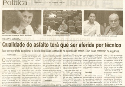 Jornal da Cidade - 30/04/2008